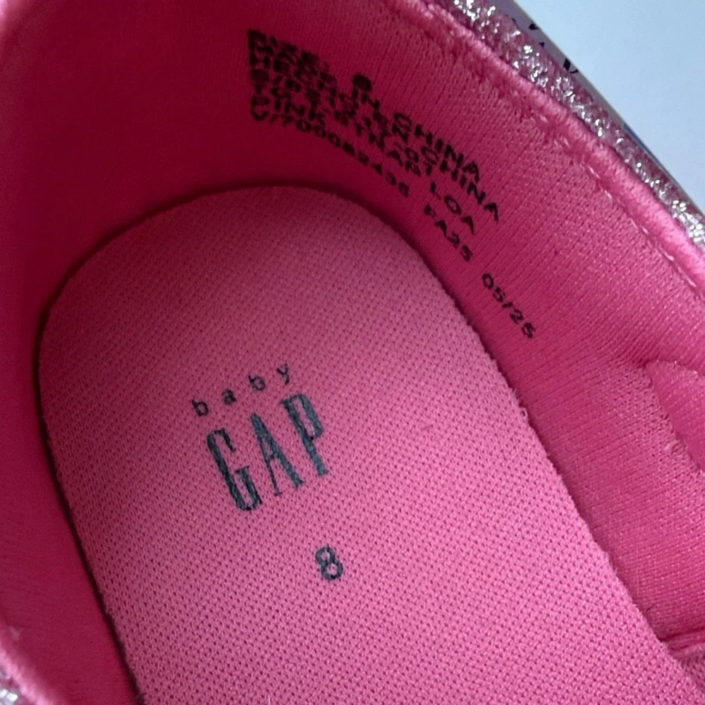 New GAP Sparkly Pink/White Kids Dress Shoes